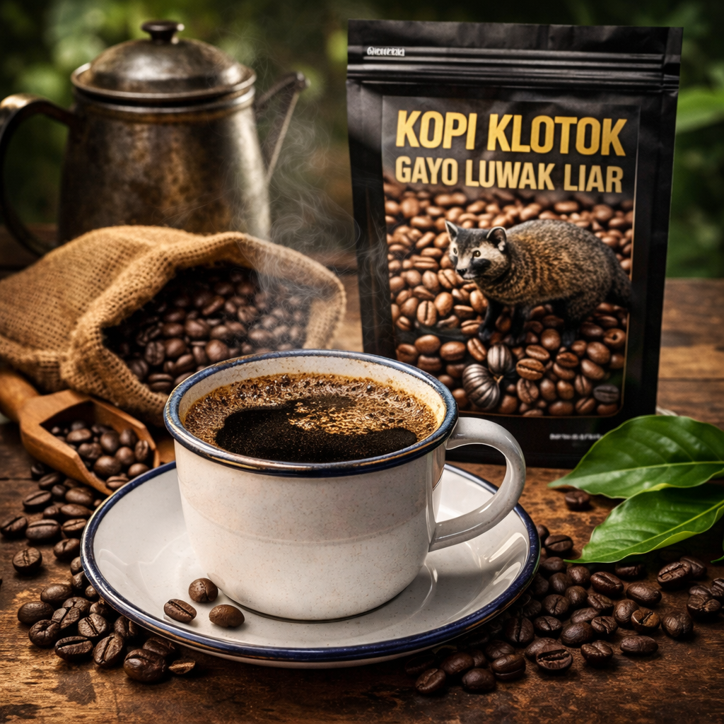 Kopi Klotok Gayo Luwak Liar